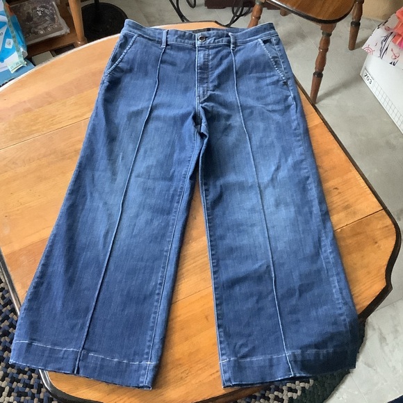 White House Black Market Denim - White House Black Market wide-legged jeans